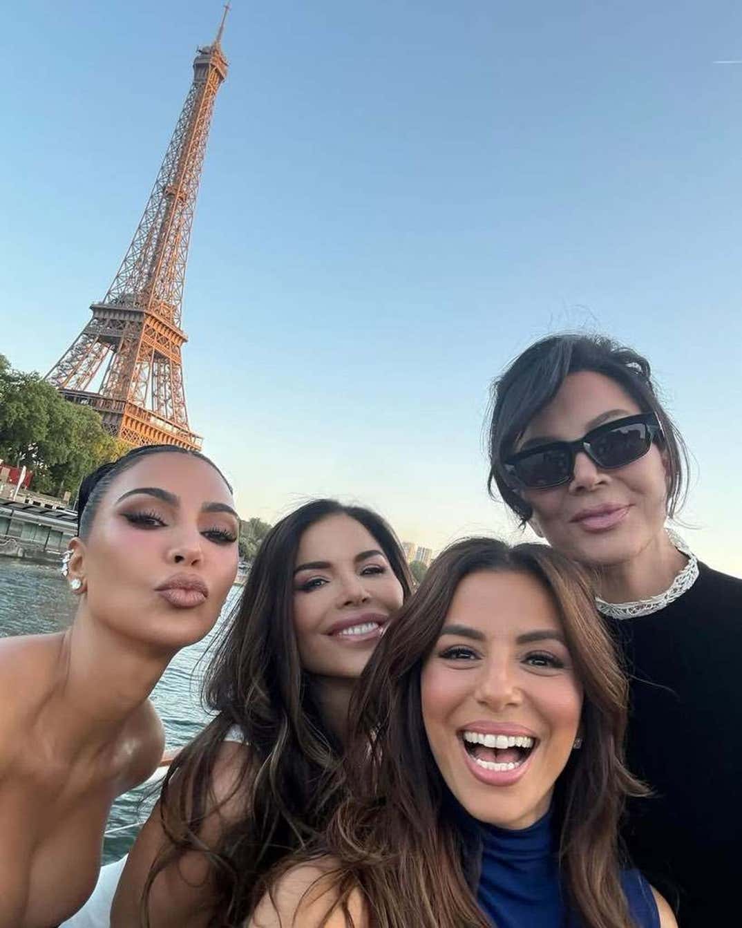 Kim Kardashian, Lauren Sanchez, Eva Longoria and Kris Jenner
