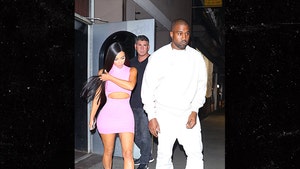 Kim Kardashian and Kanye Take Kids for Late Night Stroll on Eve of 'SNL' Appearance