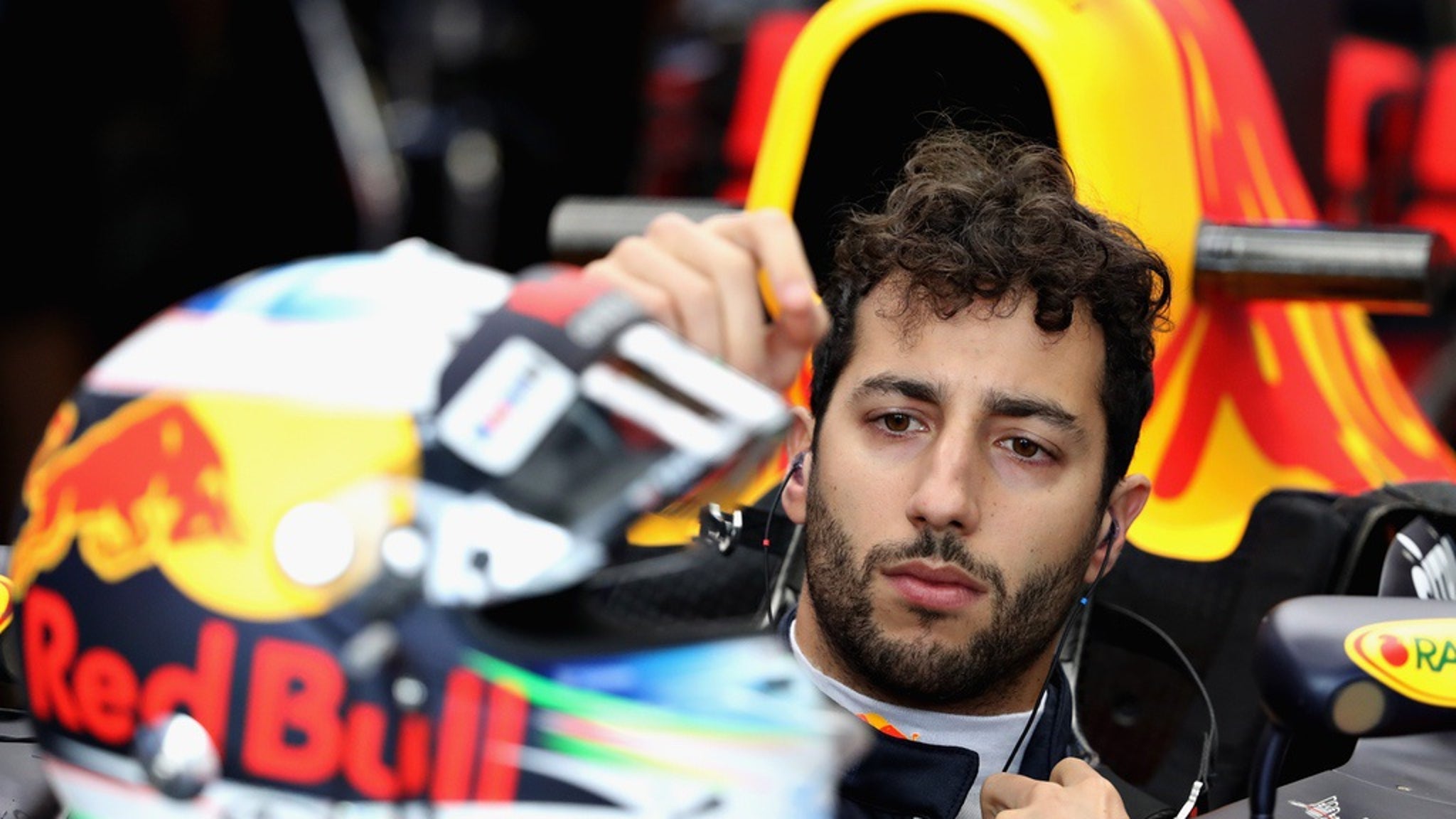 Daniel Ricciardo On The Track