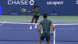 Jimmy Butler Scores Point Off Carlos Alcaraz During US Open Charity Match