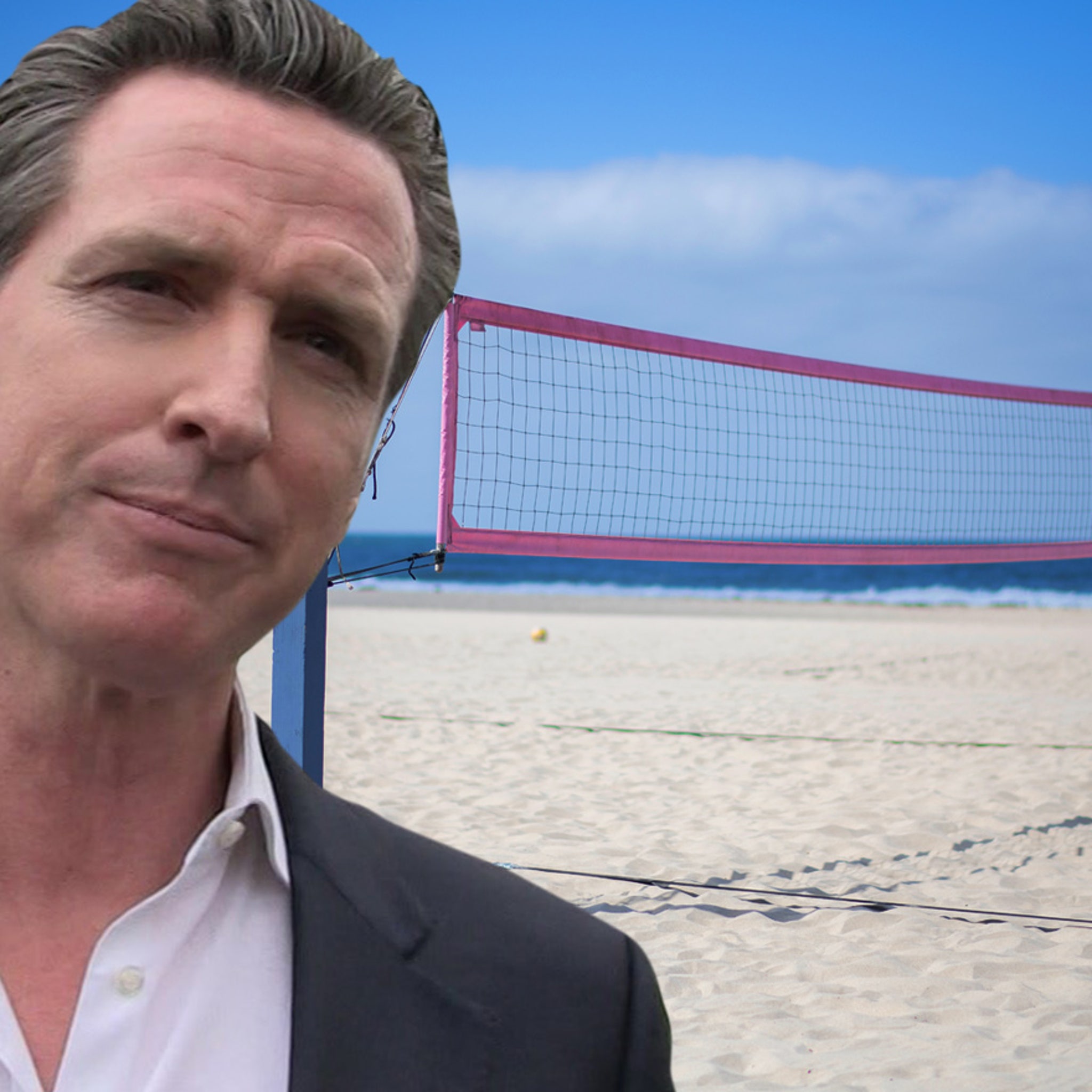 Gov Gavin Newsom Urged To Return Volleyball Nets To Ca Beaches Thousands Ink Petition