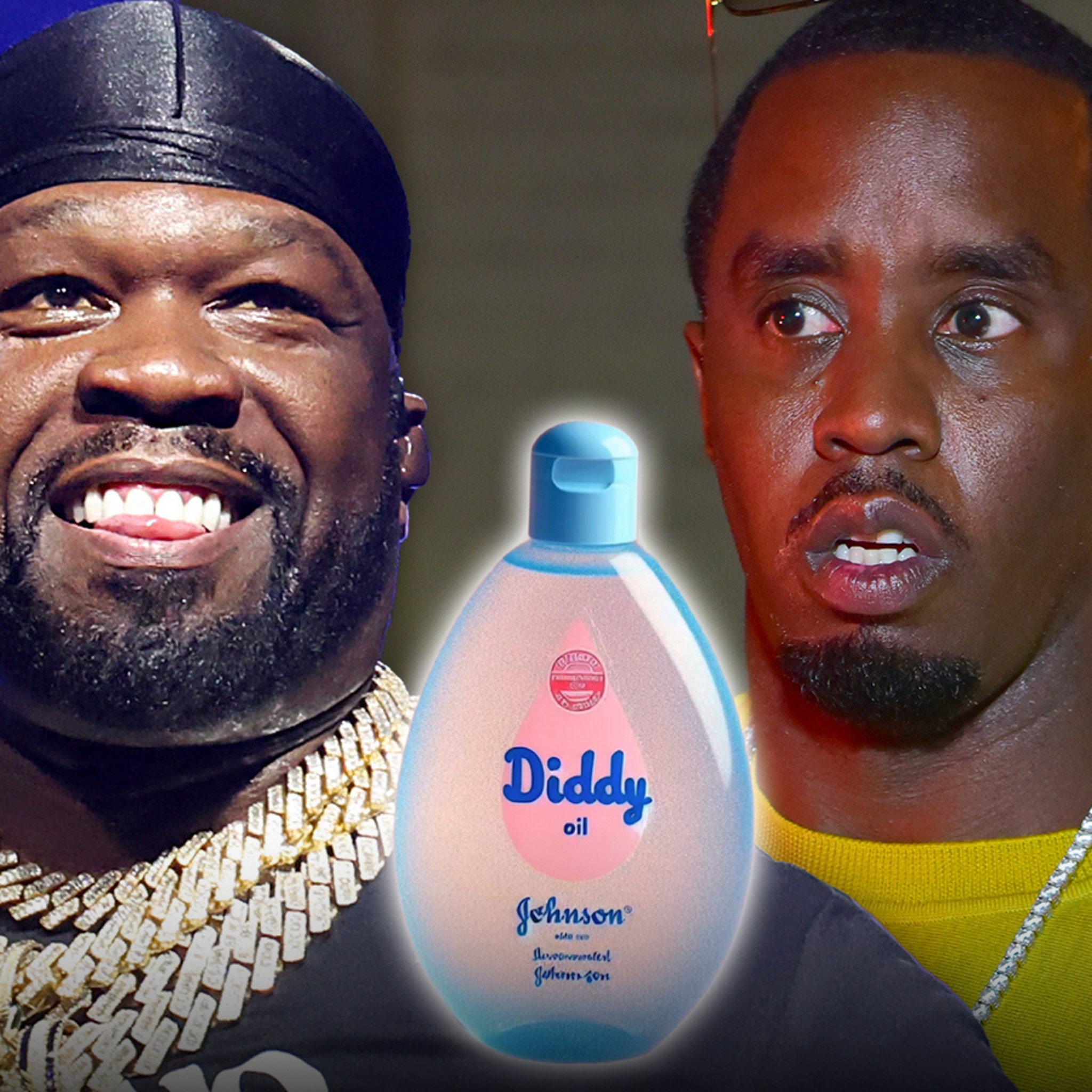 50 Cent Roasts Diddy With Baby Oil Meme as Netflix Doc Nears Completion