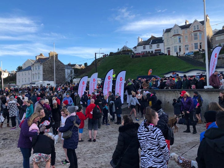 Isle Of Man Hosts New Year's Day Swim Despite COVID