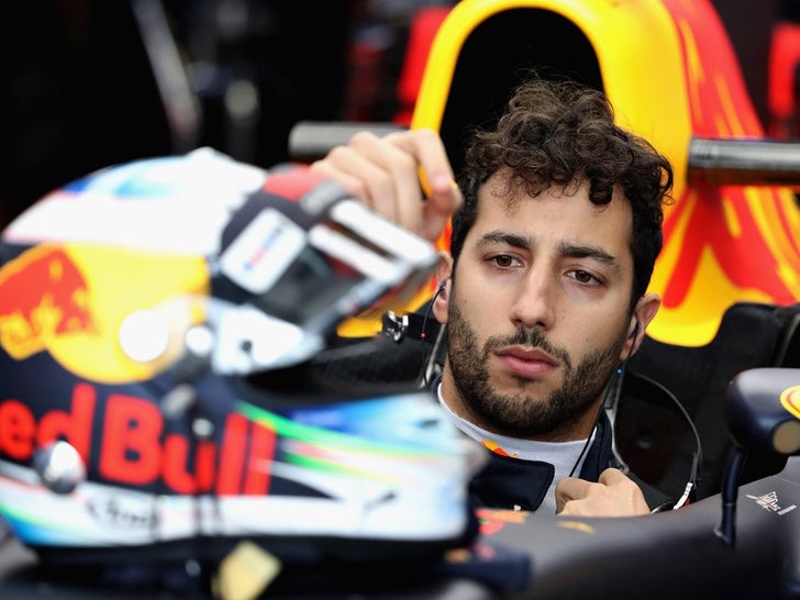 Daniel Ricciardo On The Track