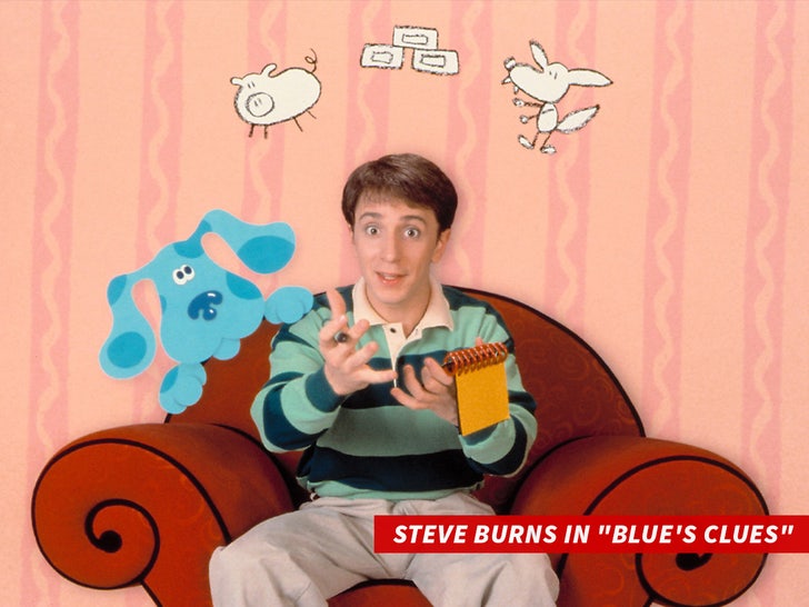 Steve Burns in Blue's Clues