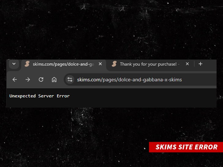 skims site error