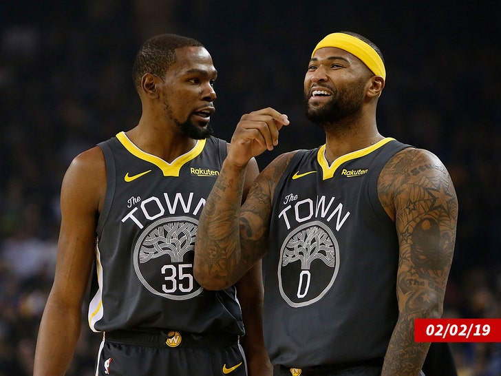 demarcus cousins kevin durant getty