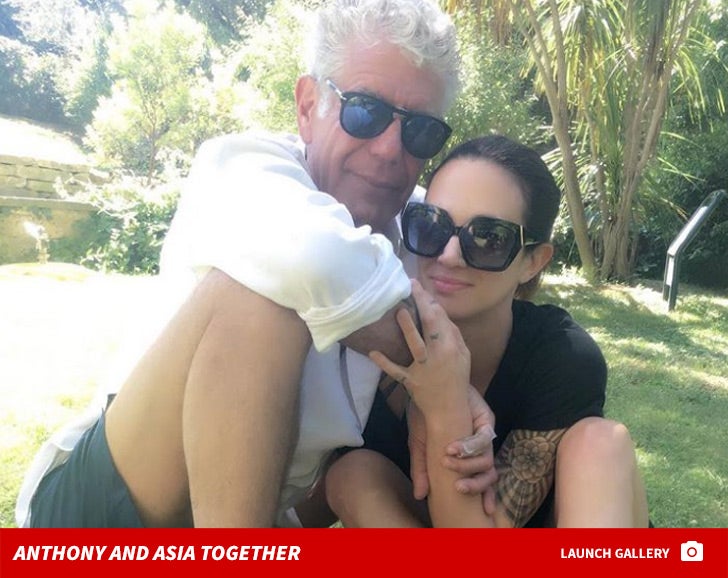 Anthony Bourdain and Asia Argento Together