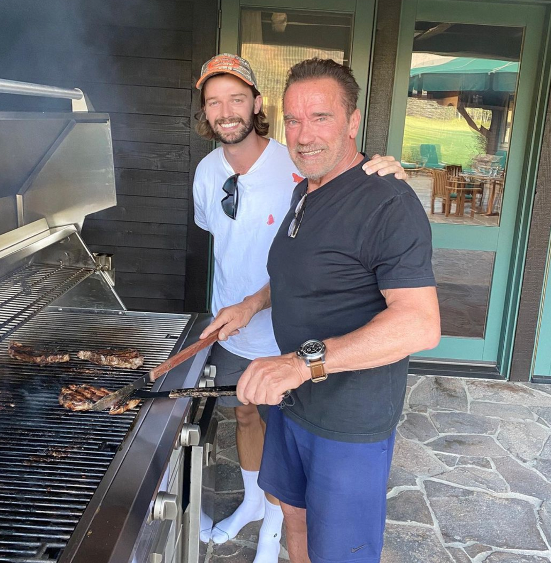 Arnold and Patrick Schwarzenegger