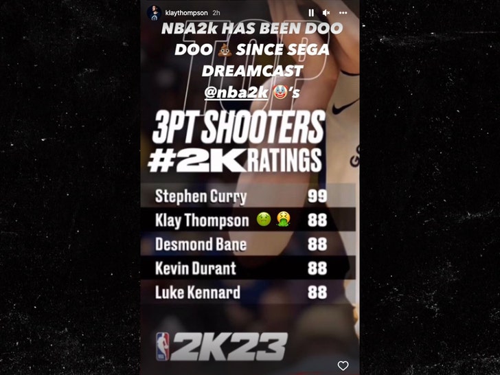 NBA 2K23  2KDB Sapphire Luke Kennard (85) Complete Stats
