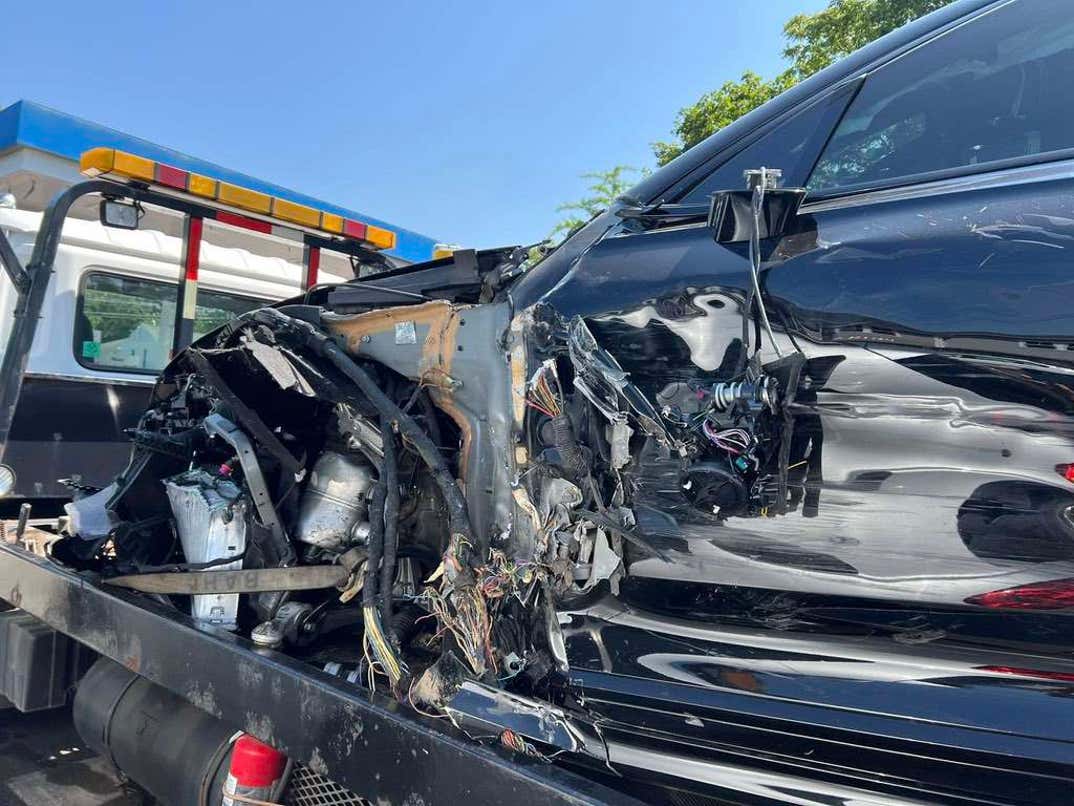 Vince McMahon Car Accident Pics 2