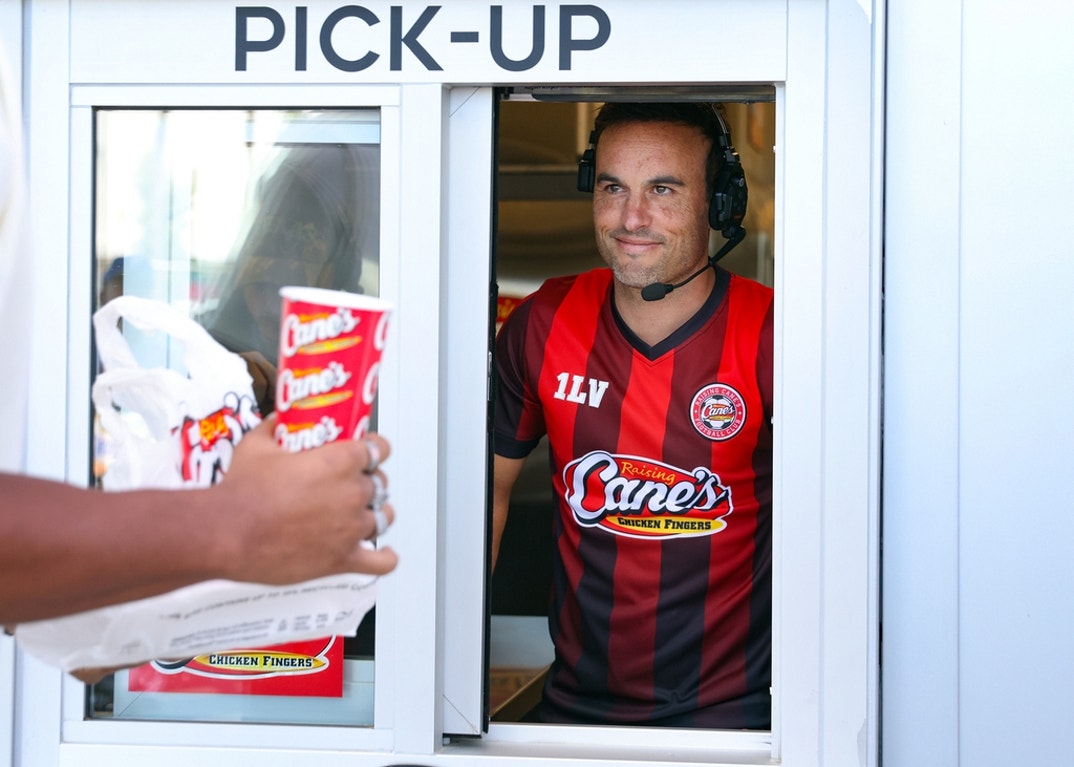 Landon Donovan Raising Canes 0
