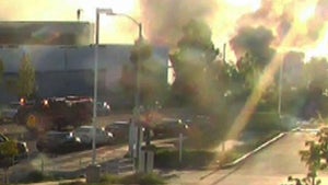 Paul Walker Crash -- The Moment Of Impact & Massive Inferno [VIDEO]