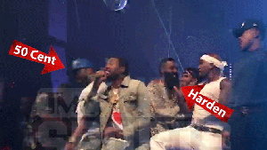 Meek Mill, Chance and 50 Cent Share Stage at James Harden's B-Day