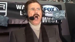 Will Ferrell as Ron Burgundy Calls L.A. Kings Game, It's Kind of a Big Deal