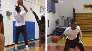 Terrelle Pryor Hits the Basketball Court Hard 1 Month After Stabbing