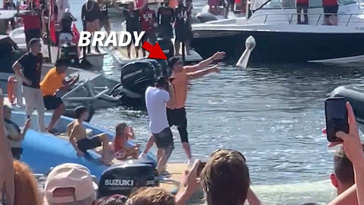 tom brady drunk boat