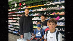 NBA Star Zach Lavine Surprises Kids At Sneaker Shop With New Jordan 4s!