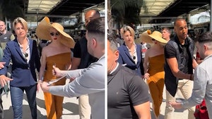 Anya Taylor-Joy's Security Guard Fends Off Aggressive Autograph Seeker