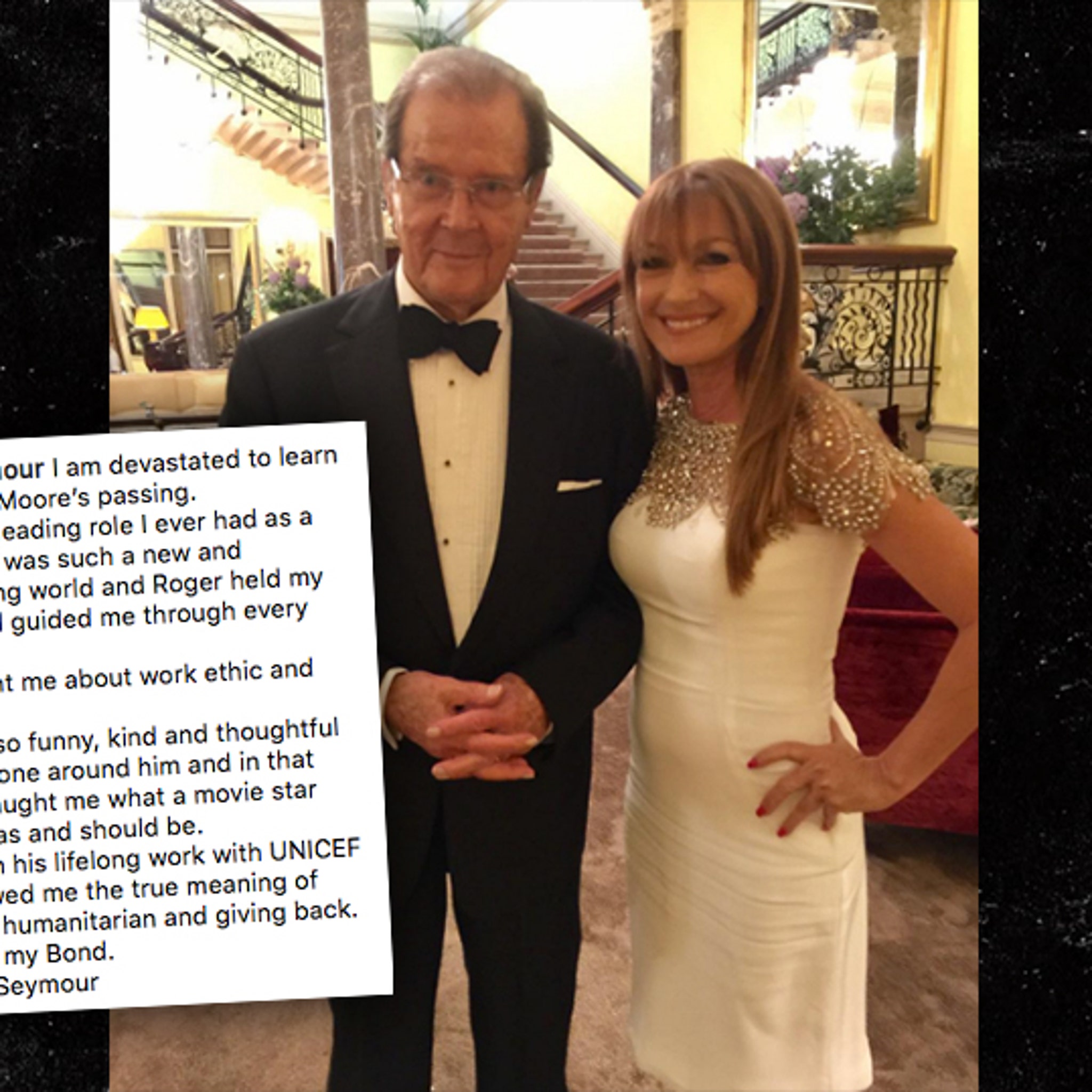 Former Bond Girl Jane Seymour Remembers Roger Moore