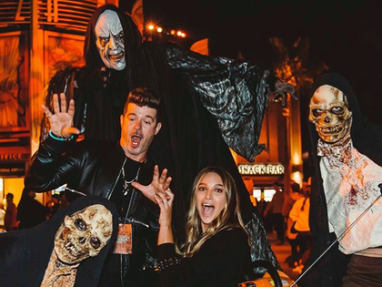 Robin Thicke and April Love Geary