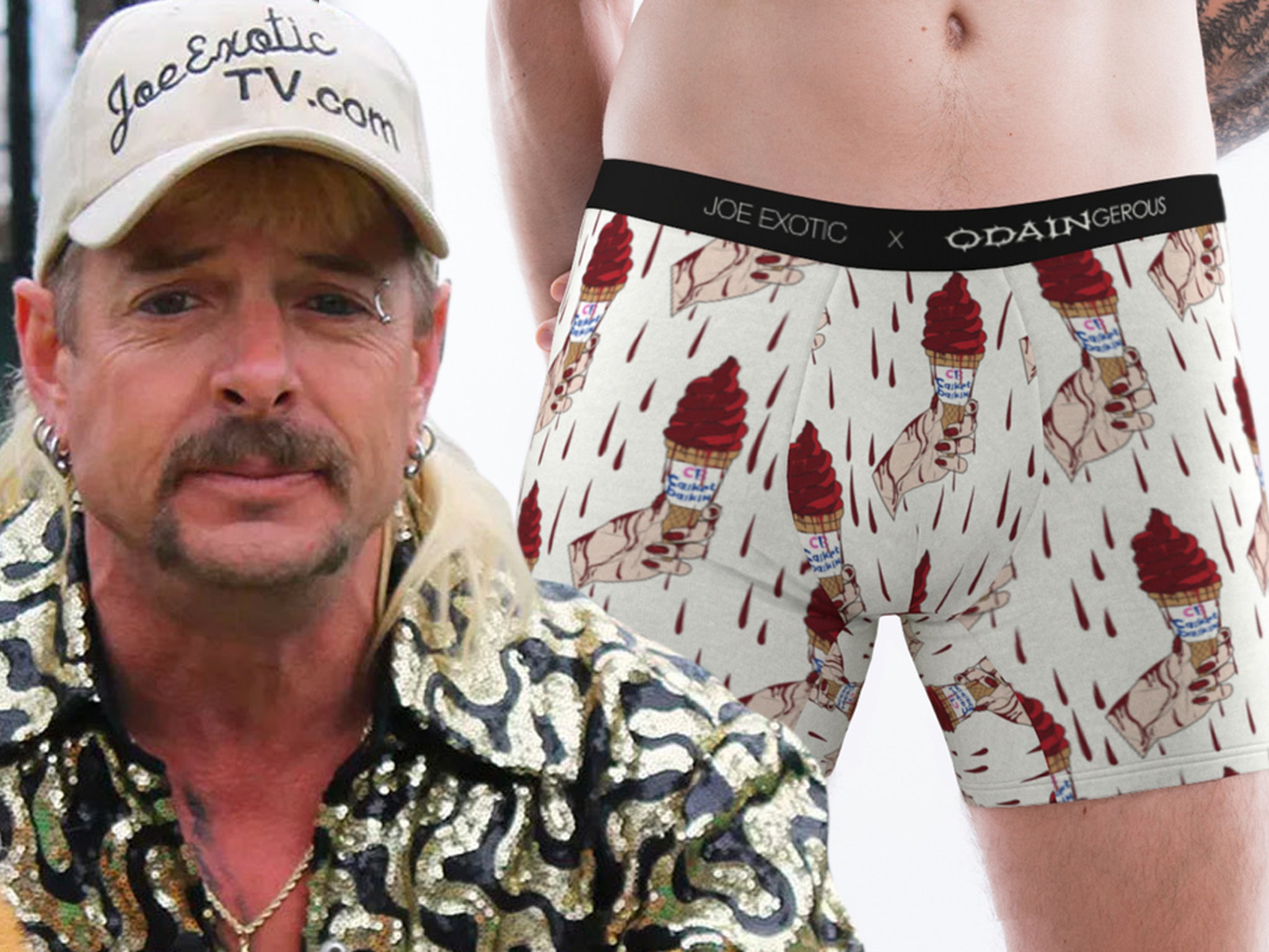 Tiger King's Joe Exotic launches new underwear line with his face plastered  across the crotch of leopard-print boxers