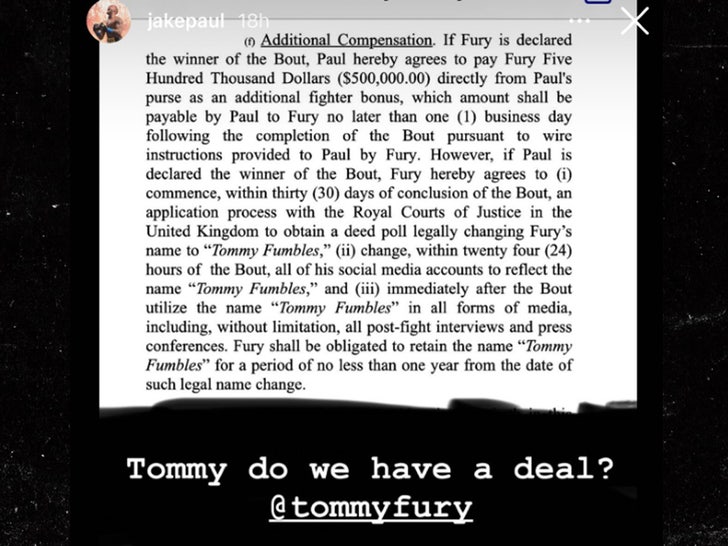 jake paul tommy fury deal i