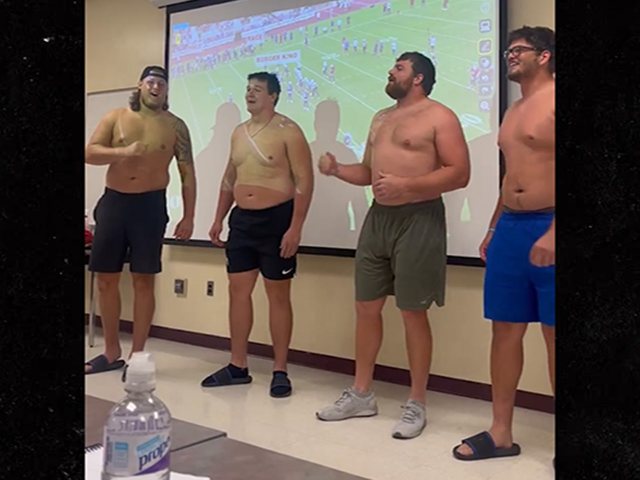 Bills Rookie Linemen Sing Shirtless Rendition Of Backstreet Boys Song