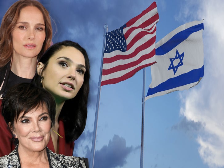 Le stelle mostrano sostegno a Israele