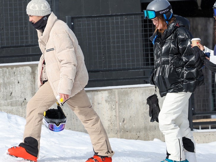 Singer Joe Jonas goes skiing with model Stormi Bree after they were spotted boarding a private jet together