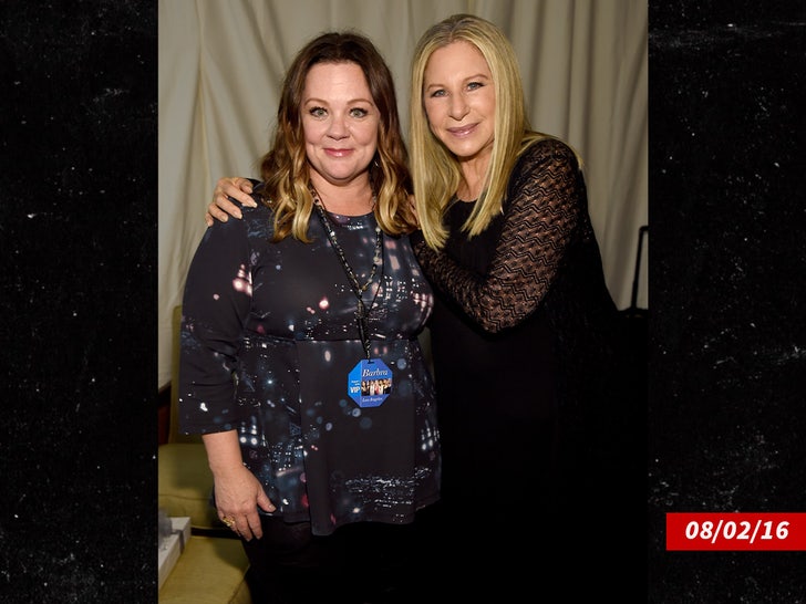 Barbra Streisand and Melissa McCarthy_