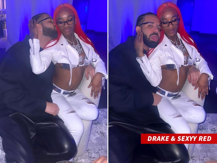 exyy red drake together kiss instagram sub sexyyred