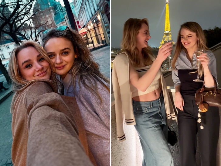 Joey And Hunter King's Sister-Sister Vacay In Paris!