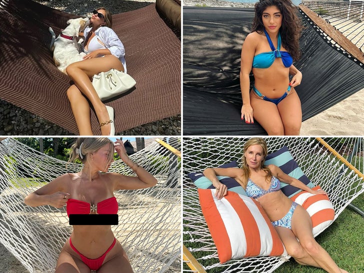 Babes Hangin' Out In Hammocks