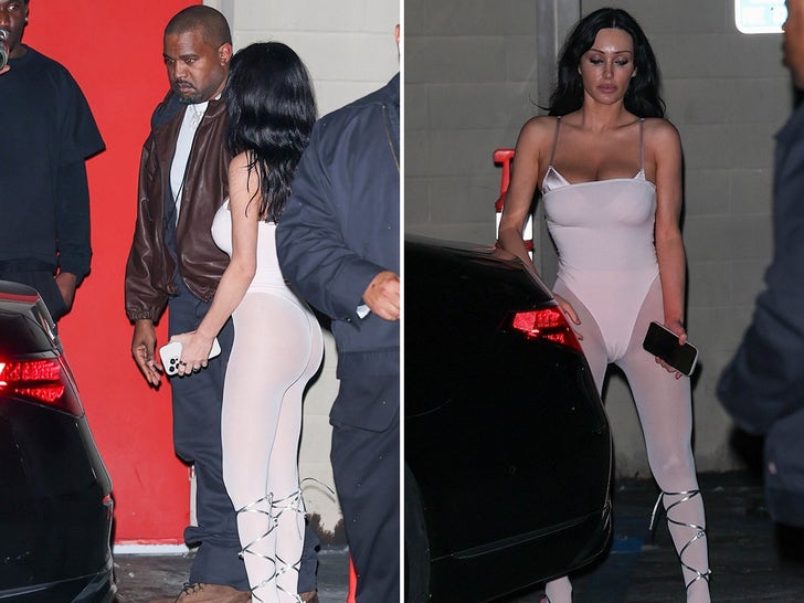 Bianca Censori Dresses In Sexy Outfit To Attend Movies With Kanye West