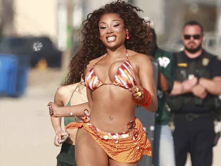 Megan Thee Stallion Stuns While Filming Baywatch Scenes in Long Beach