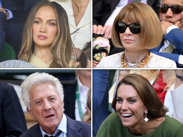 Celebrities Attend Wimbledon 2026