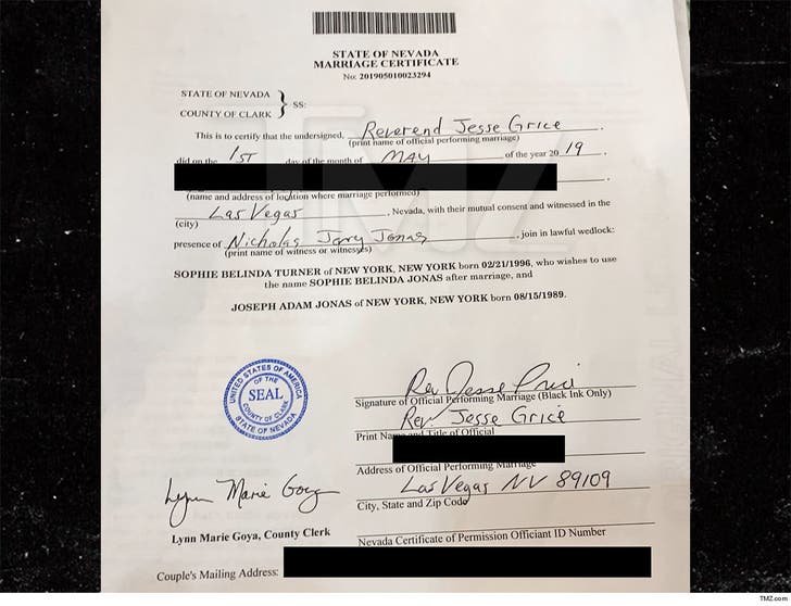 Marriage License For Las Vegas Wedding