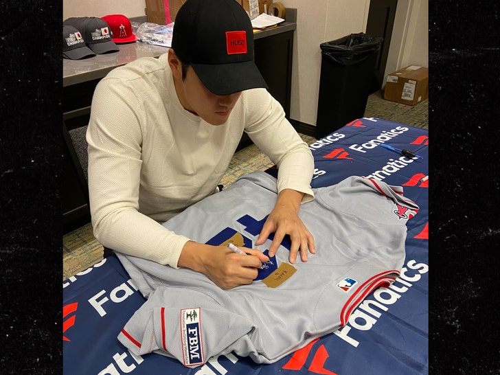 Shohei Ohtani Game Worn, Signed Angels Jersey Hits Auction Block