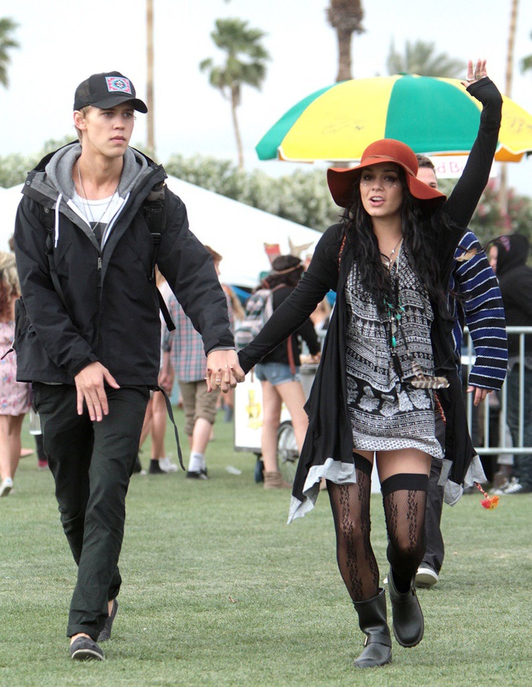 Austin Butler and Vanessa Hudgens in 2012
