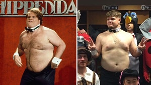 Seattle Mariners -- Rookie Gets Chris Farley Treatment ... Chippendales Lives! (PHOTO + VIDEO)