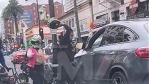 Ian Ziering's Biker Brawl, New Angle Shows Damages To His Car Windshield