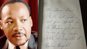 martin luther king jr signed document main