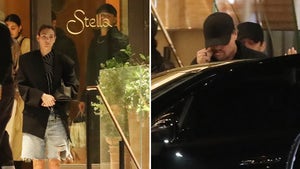 Leonardo DiCaprio And Vittoria Ceretti Leaving Stella Restaurant Together