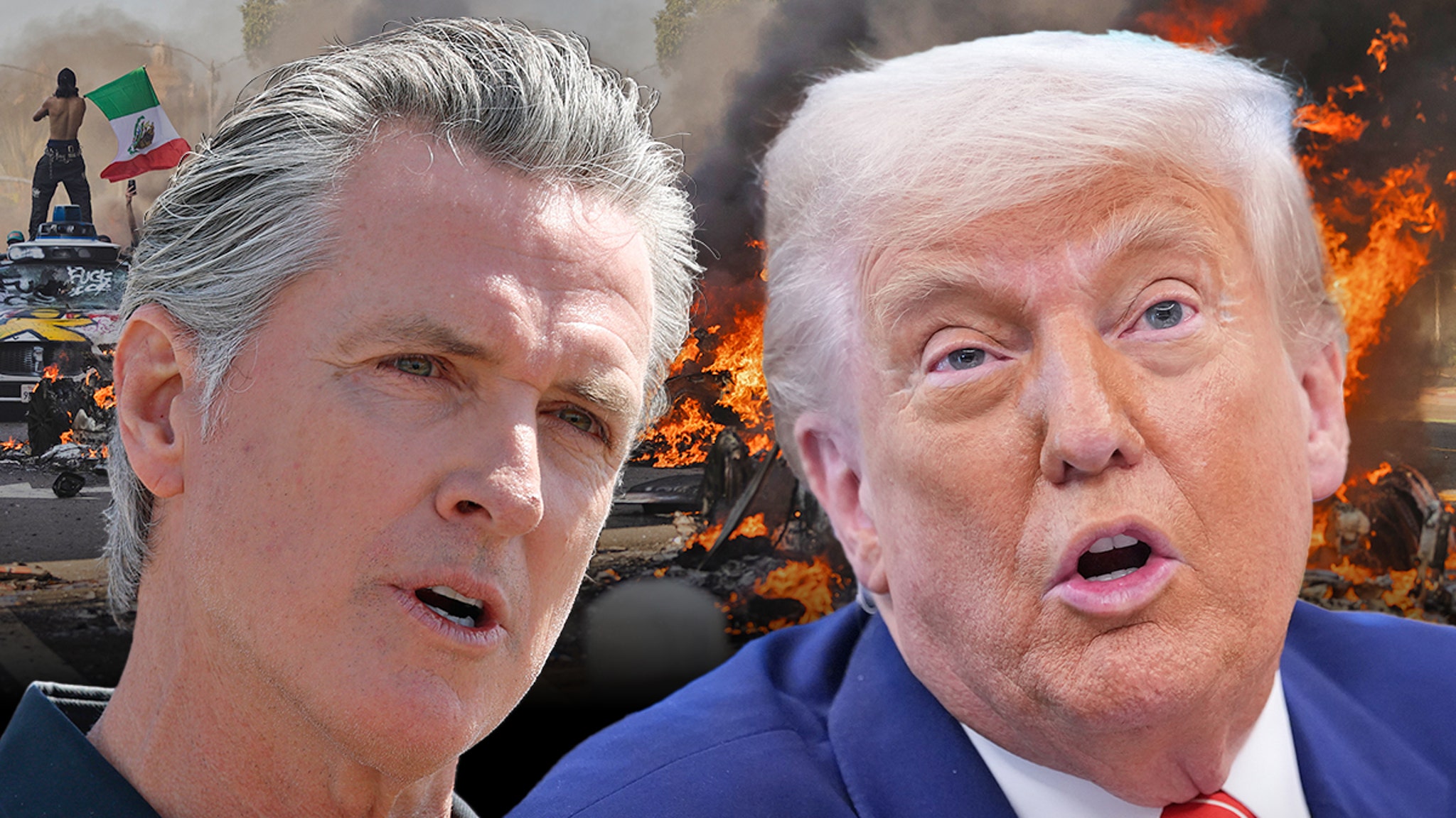 Utter Chaos Ensues in Downtown L.A. During Third Day of Violent Protests
