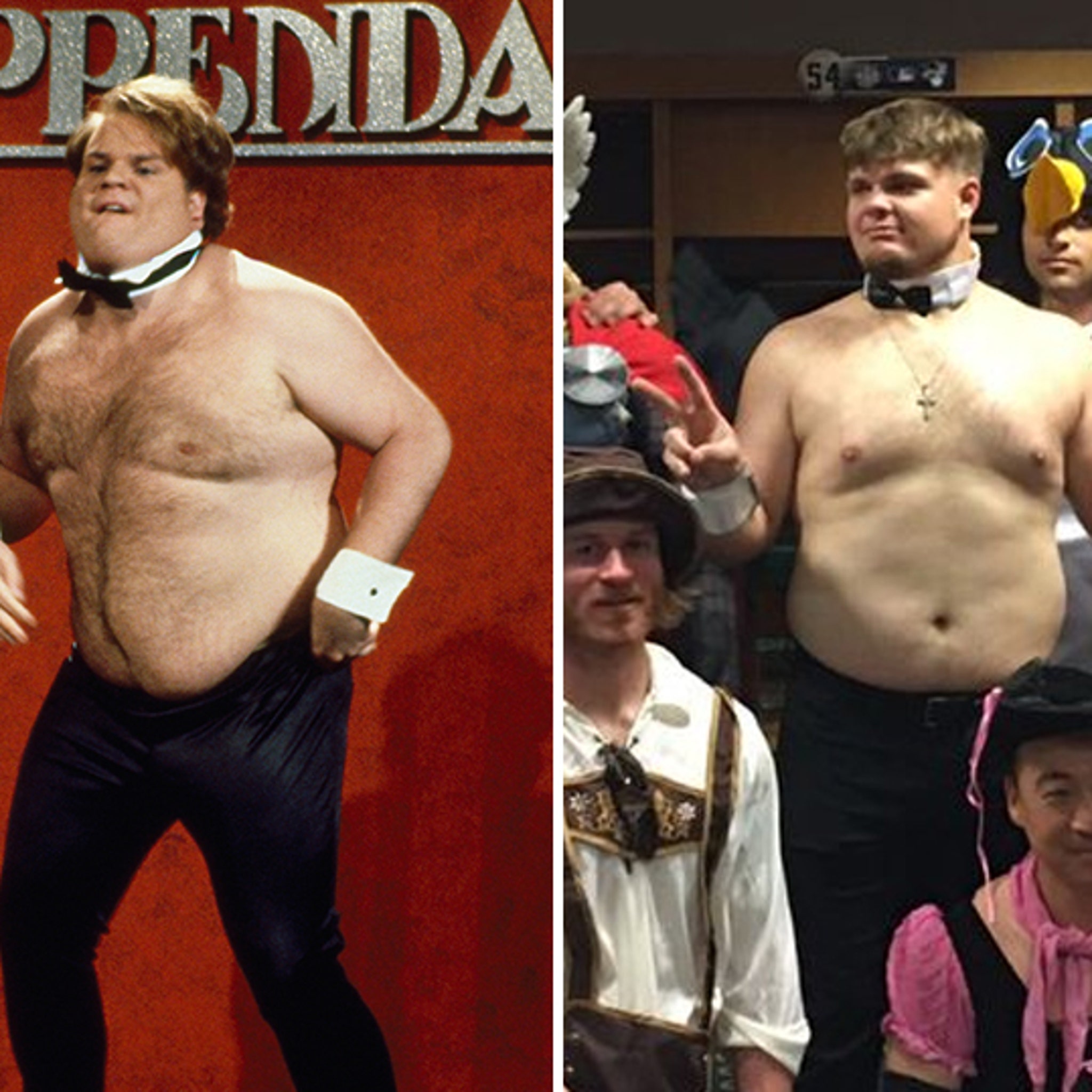 Seattle Mariners' Rookie Gets Chris Farley Treatment