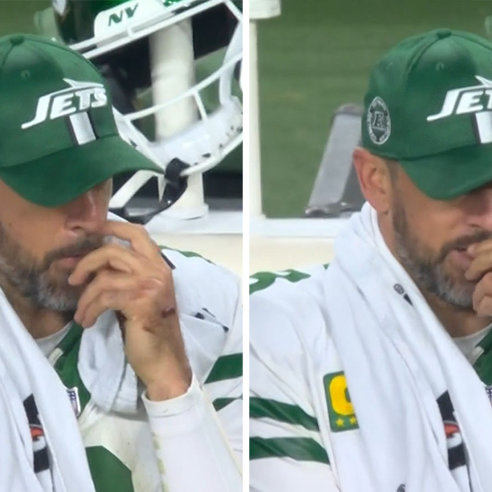 aaron rodgers chewing tobacco Aaron Rodgers Appears To Pick Nose, Eat Boogers During 'SNF' Loss