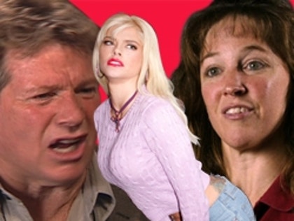 Composite of Ryan O'Neil, Anna Nicole, and Lisa Nowak