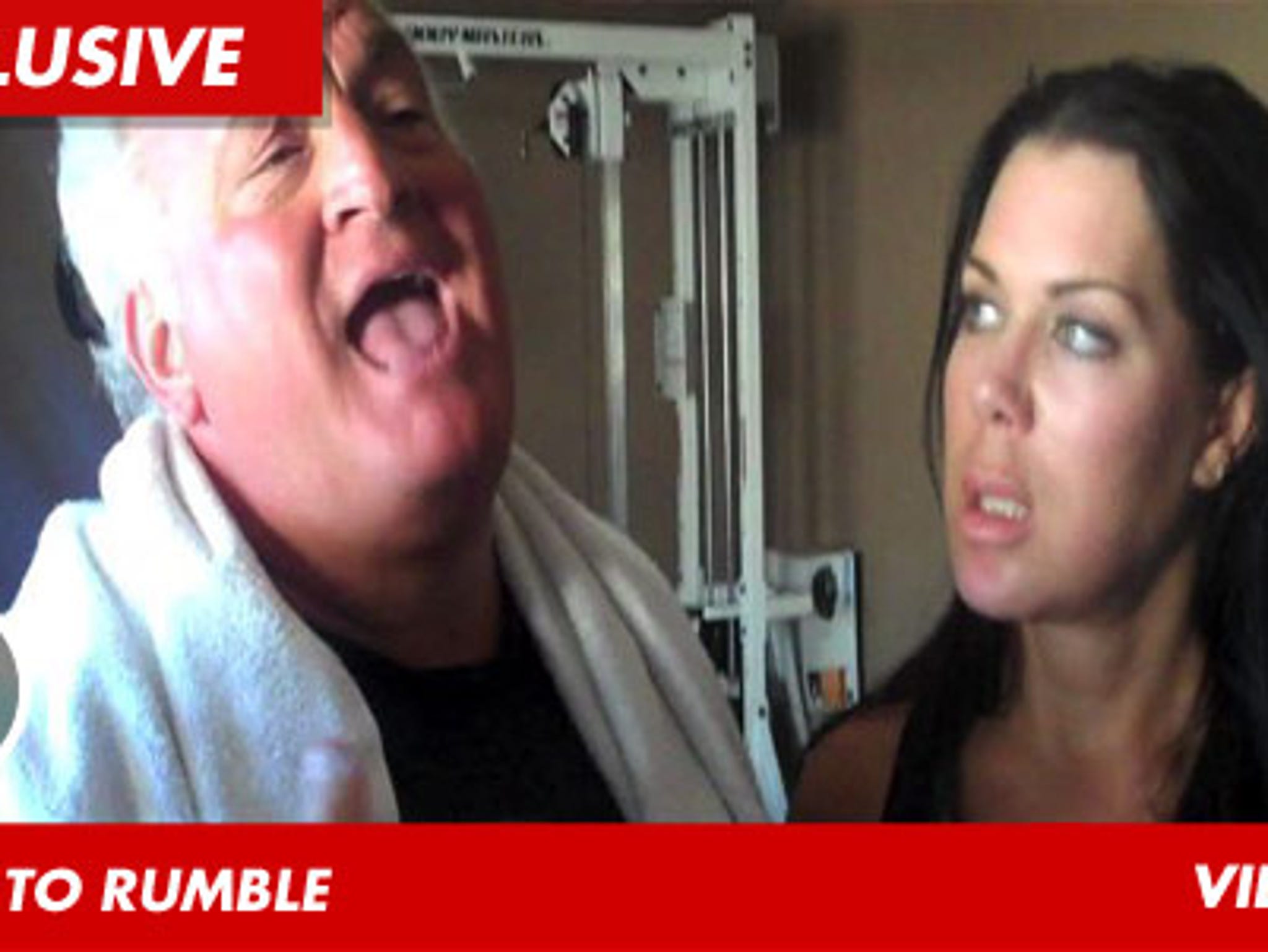 Chyna -- Going Hardcore with Joey Buttafuoco ... in the Gym