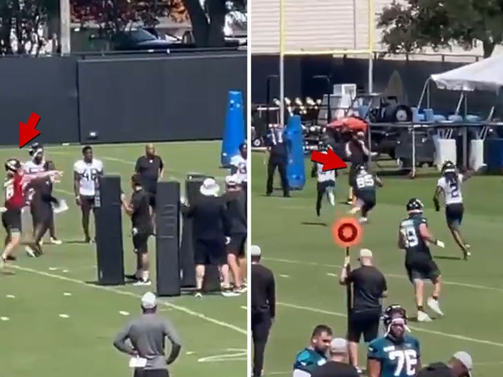 Tim Tebow appears at Jaguars practice sporting new jersey number